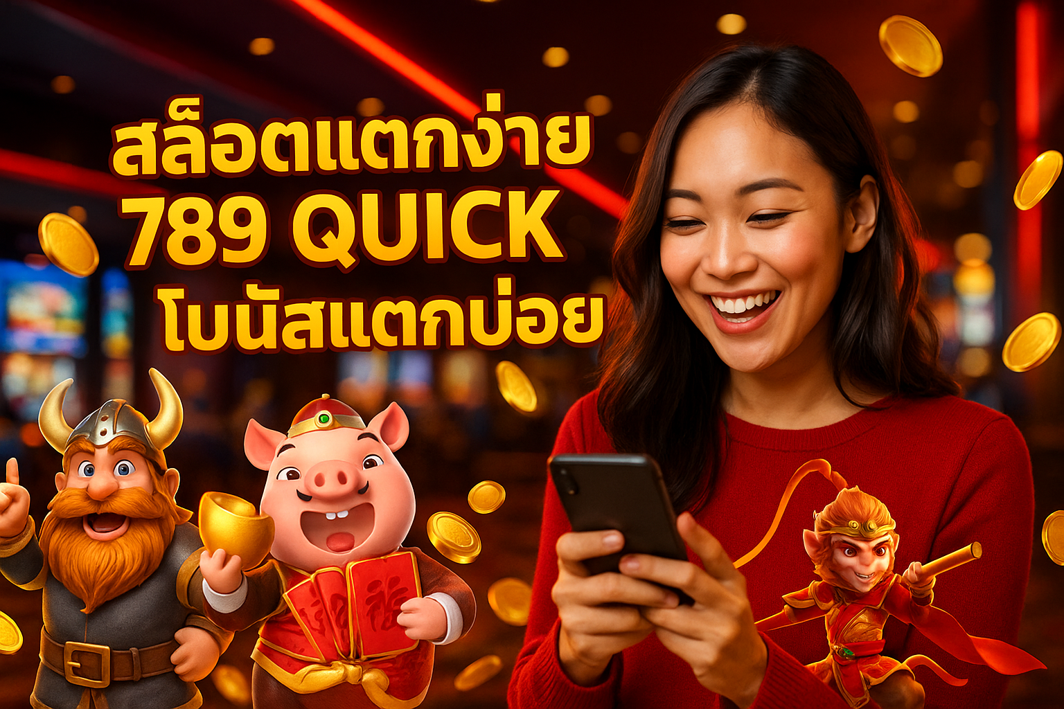 สล็อตแตกง่าย 789 QUICK โบนัสแตกบ่อย