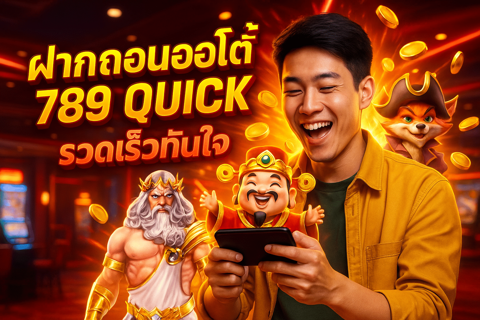 ฝากถอนออโต้ 789 QUICK รวดเร็วทันใจ