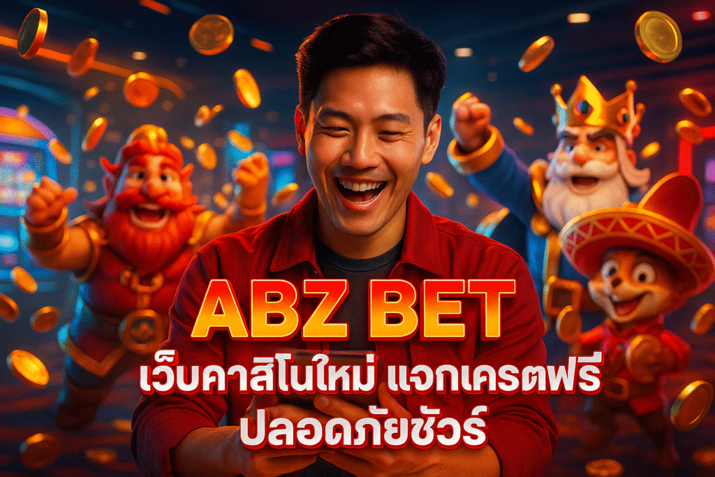 ABZ BET เว็บคาสิโนใหม่ แจกเครดิตฟรี ปลอดภัยชัวร์