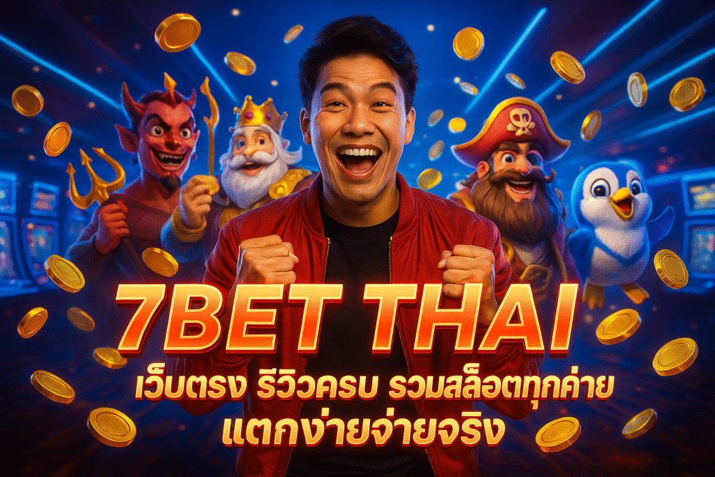 7BET THAI เว็บตรง รีวิวครบ รวมสล็อตทุกค่าย แตกง่ายจ่ายจริง